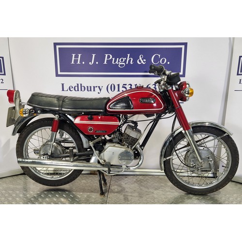 Yamaha CS3 motorcycle. 1970. 180cc Frame No. CS3-10658 Engine No. CS2 ...
