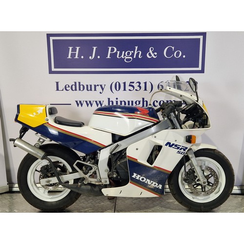 Honda NSR50 AC10 Mini racing motorcycle. 1989. 50cc Frame No. AC10 ...