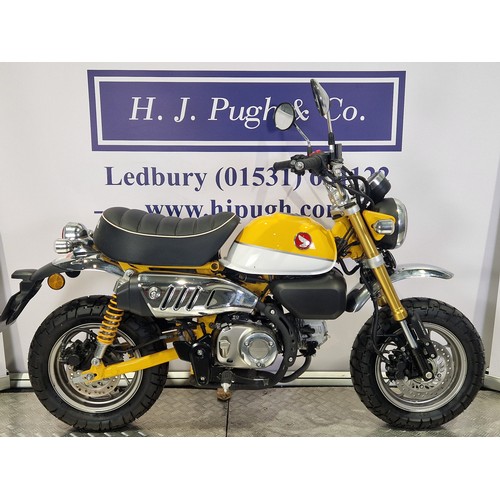 Honda Z125MA-K monkey bike. 2019. 125cc. Frame No. MLMJB02A1K5005408 ...