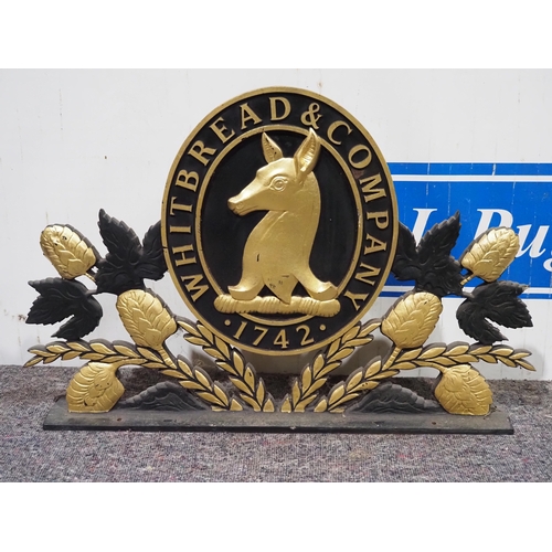 Double sided Whitbread pub sign 23