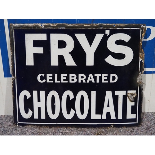 Enamel sign - Fry's Chocolate 15