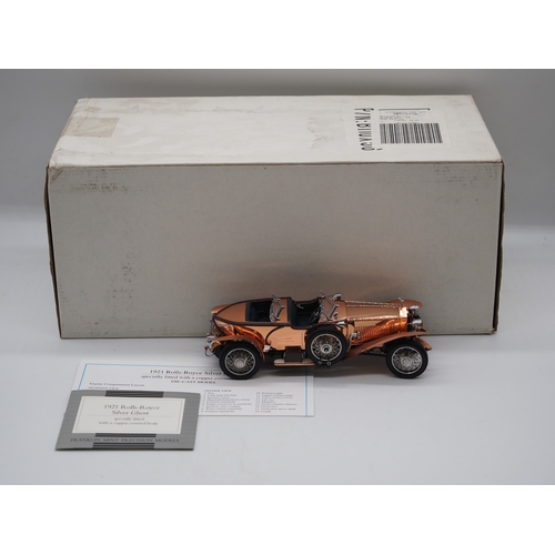 39 - Franklin Mint 1921 Rolls Royce Silver Ghost boxed model