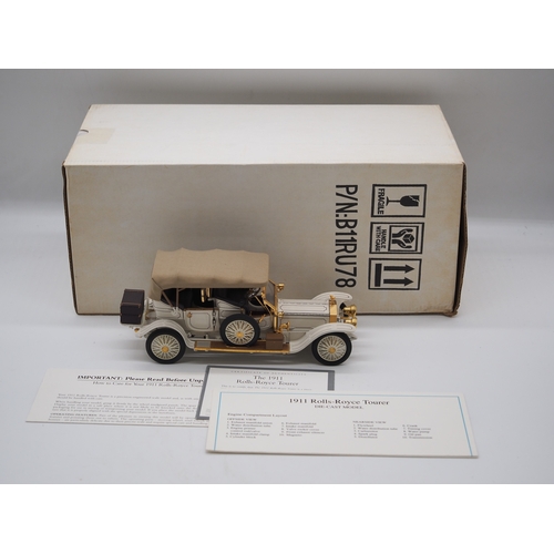 37 - Franklin Mint 1911 Rolls Royce Tourer model in box