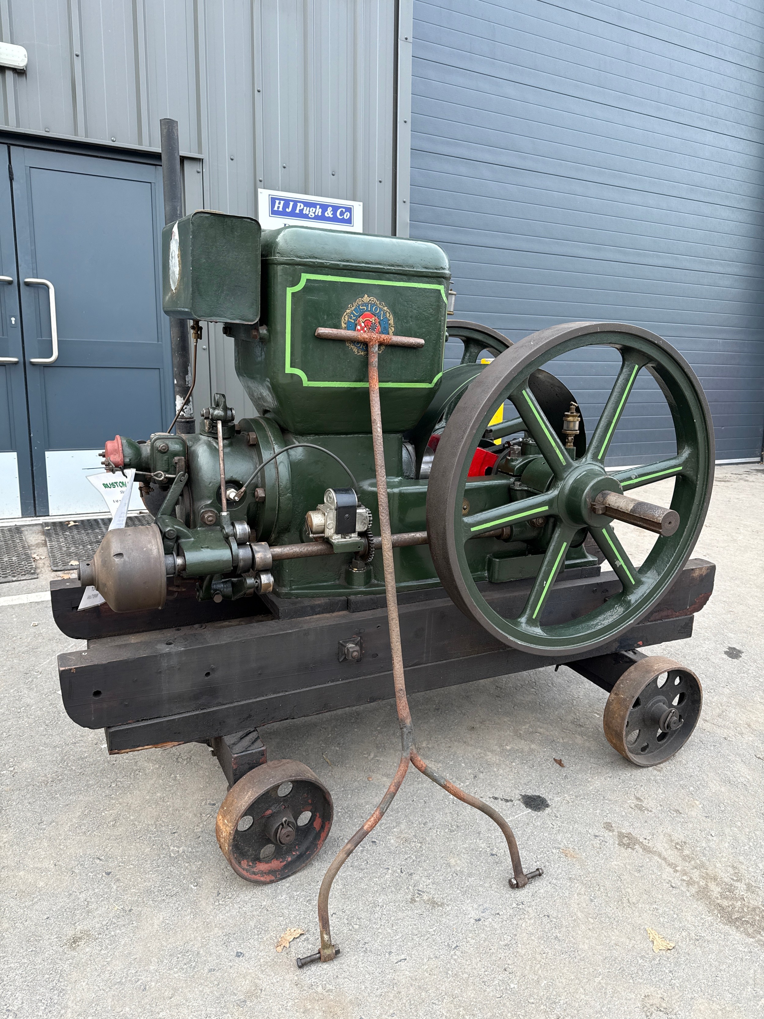 Ruston-Hornsby 8HP AP stationary engine, 1927. Running order. Supplied ...