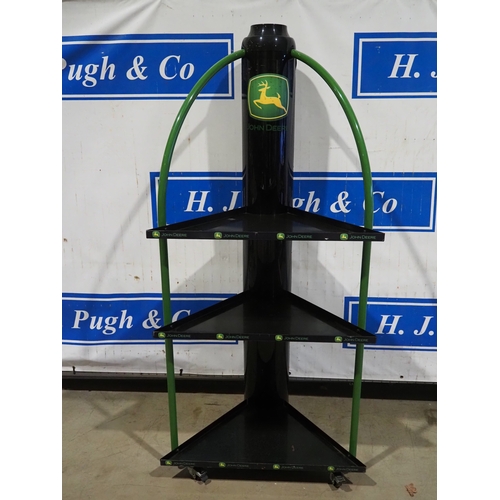 John Deere dealership display shelving 71