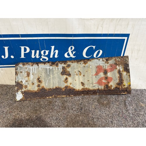 1240 - Enamel sign - Old Calabar. 12x36”