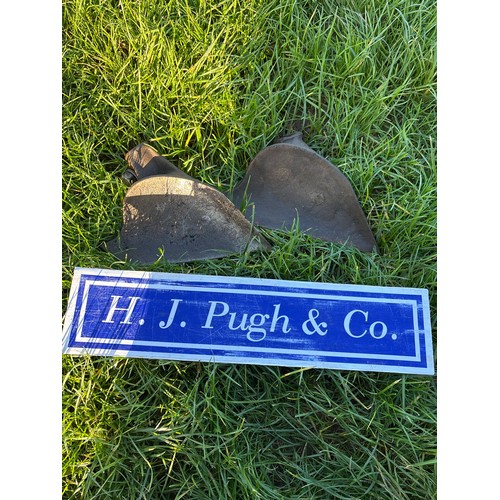 47 - Pair of Ransome plough skims