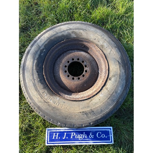 58 - Ferguson 12 stud wheel and tyre