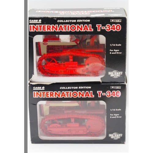 12 - Ertl 1:16 scale model International T-340 crawlers in box - 2
