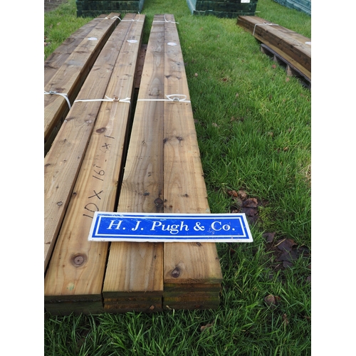 1203 - Sawn timber 16' x 6