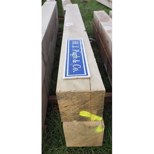 1259 - Newel posts 2.4m x100x100 - 10