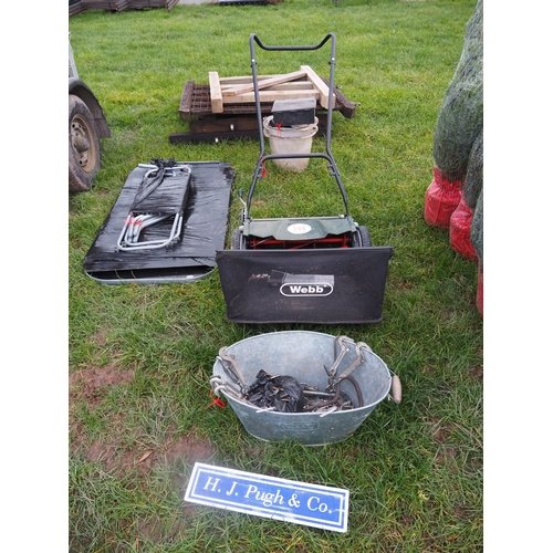 Gates, mower, etc.