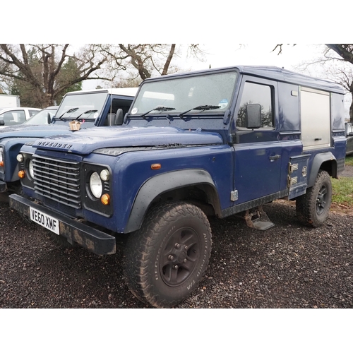 Land Rover Defender 110 long wheel base. 2 Seats at the front ...