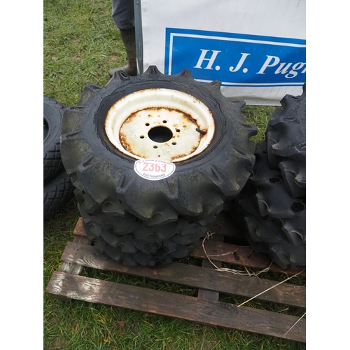 Compact tractor wheels and tyres 6-12 - 4