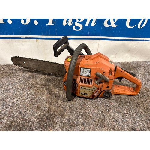 Husqvarna 136 14" chainsaw
