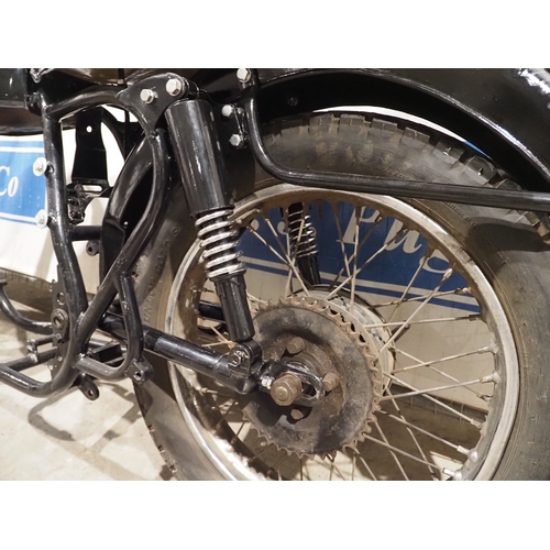 BSA B31 rolling chassis. Frame No. EB1 7836 No docs