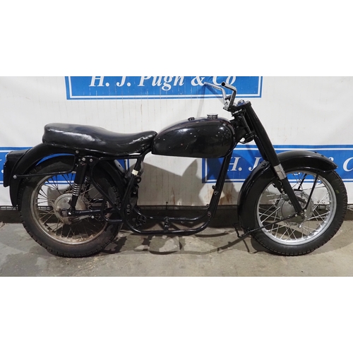 BSA B31 rolling chassis. Frame No. EB1 7836 No docs