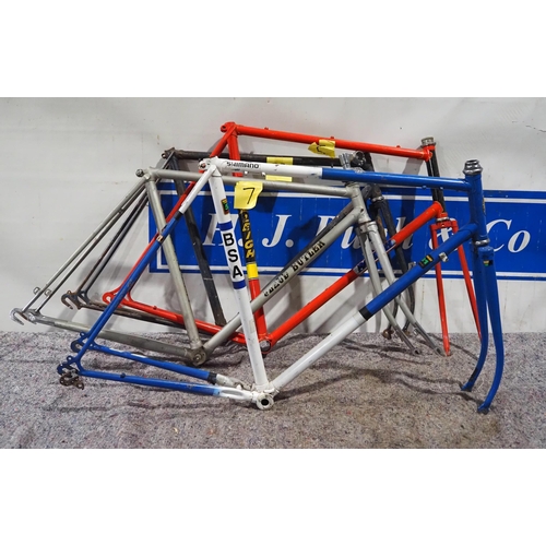 Raleigh, BSA and other frames - 4