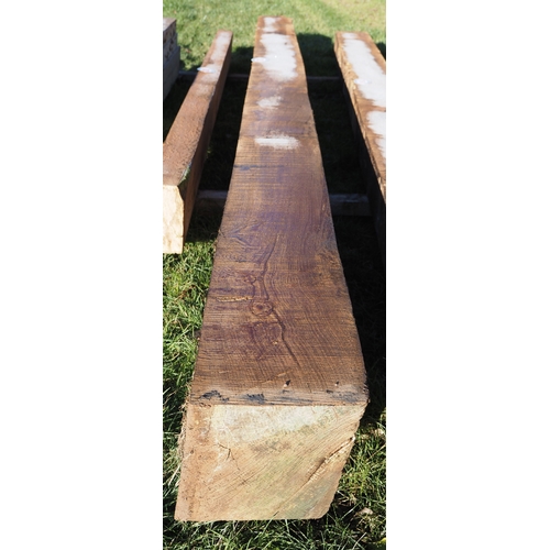 1023 - Oak beam 4.38m x235x255 - 1