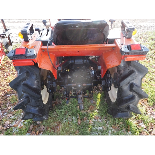 1606 - Yanmar F155 4WD compact tractor. Key in office