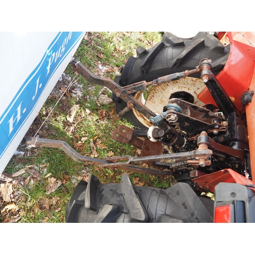 1607 - Yanmar F165 4wd compact tractor and Yanmar RSA 1305 tiller. Key in office