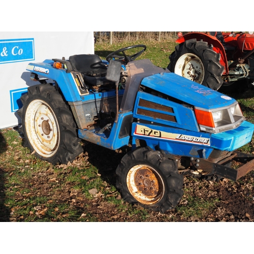 1611 - Iseki Landhope 170 4WD compact tractor. Key in office