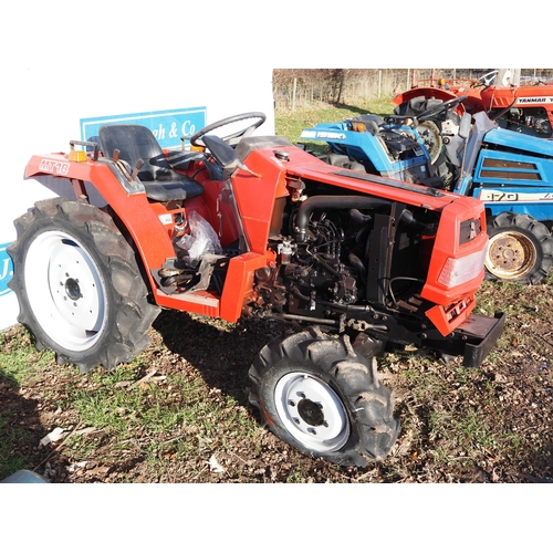 1612 - Mitsubishi MT18 4WD compact tractor. Key in office
