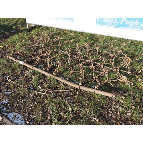 1629 - Drag chain harrow 6ft