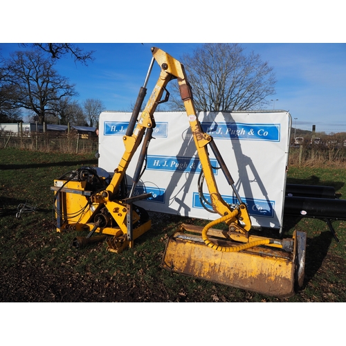 1633 - Bomford Kestrel E Pro trim, 2010. Rotor reverse cable sticks