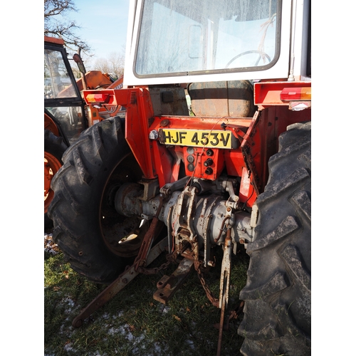 1663 - Massey Ferguson 575 tractor. Runs and drives. Reg. HJF 453W. Key in office