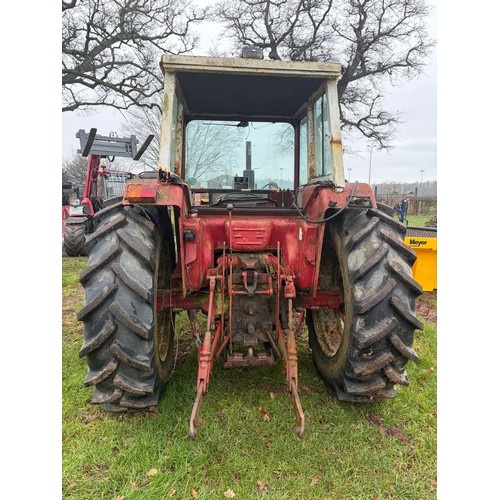 1656A - International 674 tractor. Brakes are worn.  Key in office