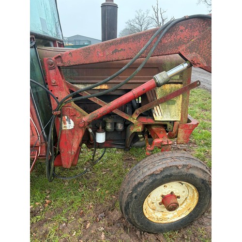 1656A - International 674 tractor. Brakes are worn.  Key in office