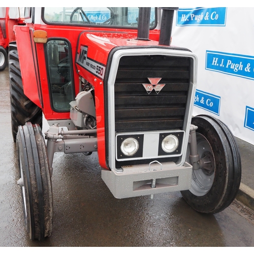 Massey Ferguson 550 tractor. Diesel. Runs and drives. Restored. S/n ...