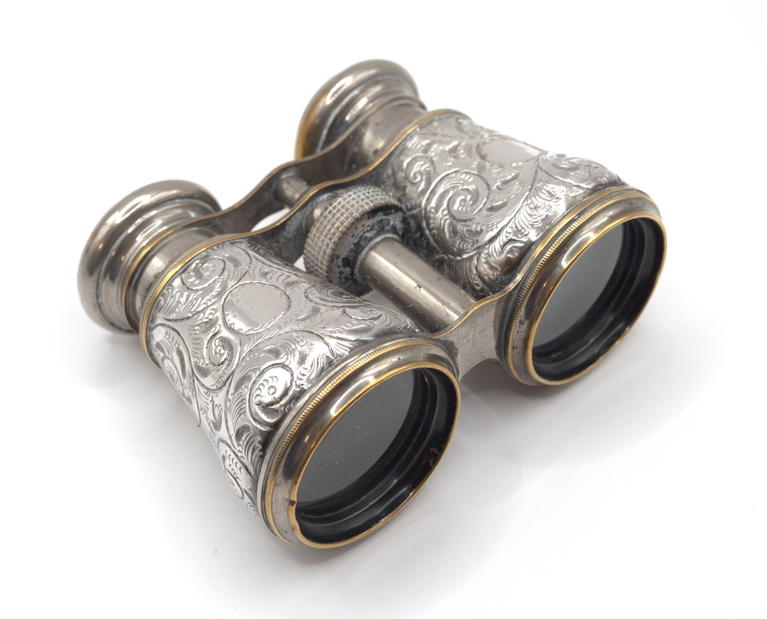 Silver opera glasses Henry Chares Kelly dated 1900