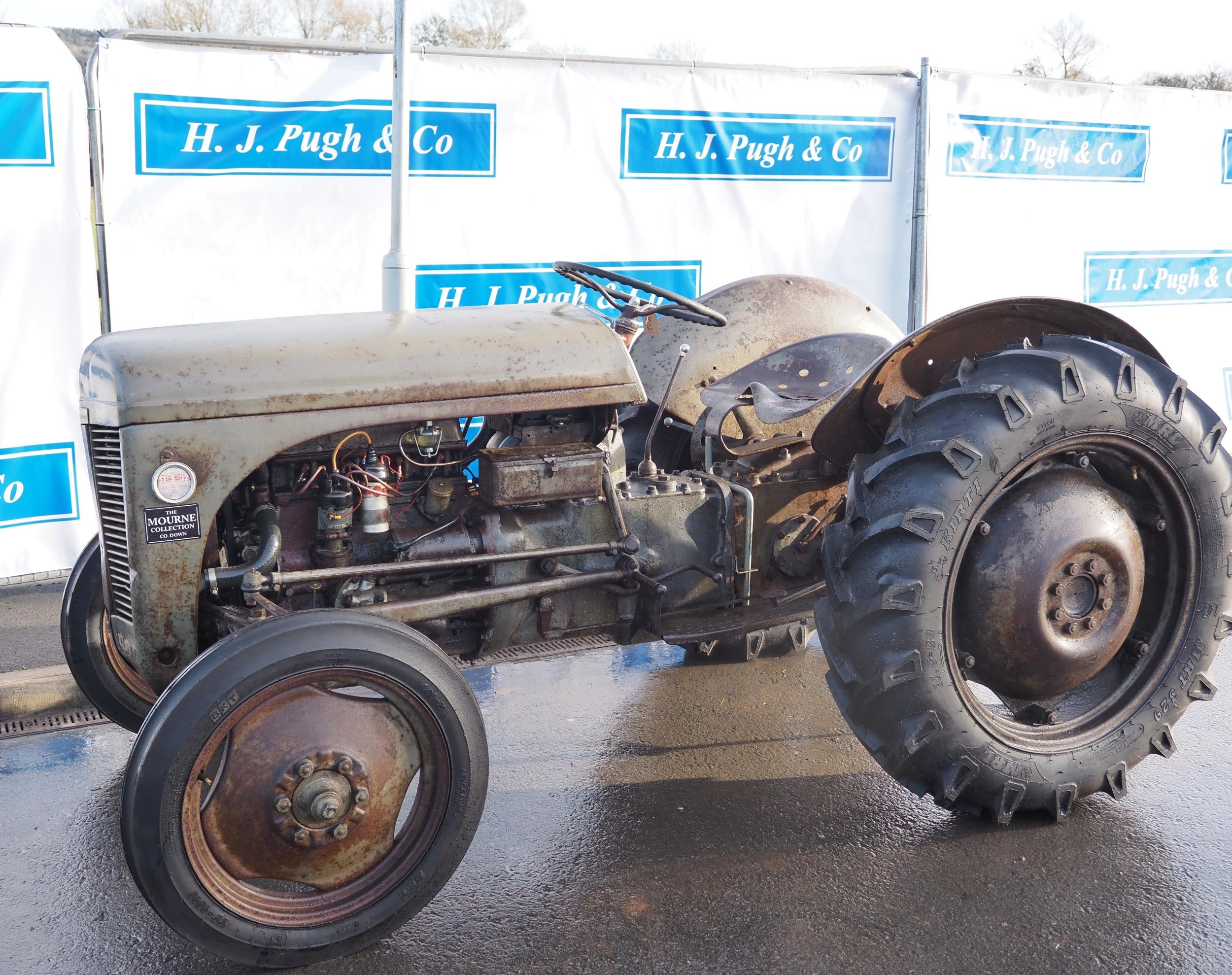 Ferguson TEA tractor. 1950. Petrol. Runs and drives. In original ...