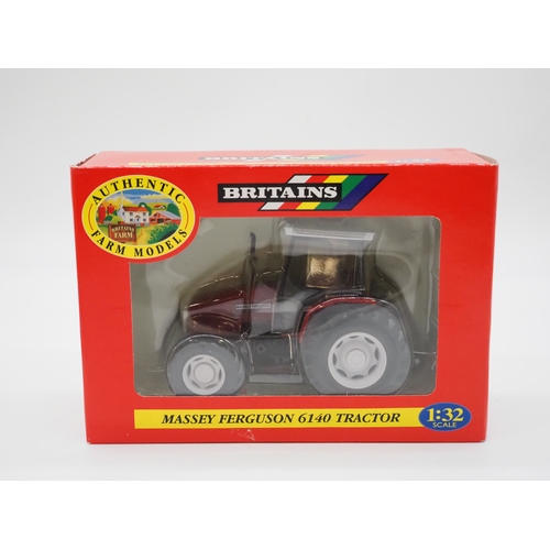 122 - Britains 1:32 scale boxed model Massey Ferguson 6140 and 6180