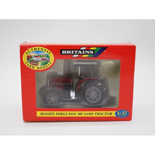 122 - Britains 1:32 scale boxed model Massey Ferguson 6140 and 6180