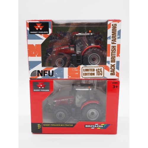 125 - Britains 1:32 scale boxed model Massey Ferguson 6613 and NFU Limited Edition 165