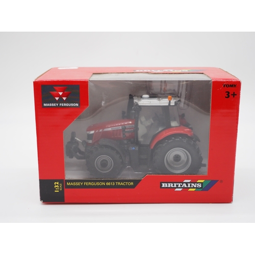 125 - Britains 1:32 scale boxed model Massey Ferguson 6613 and NFU Limited Edition 165