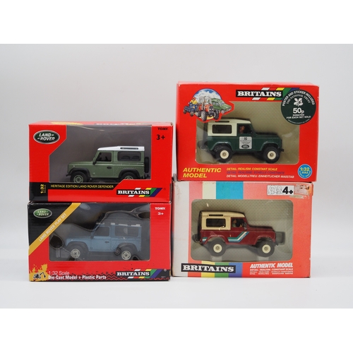 145 - Britains 1:32 scale boxed model Land Rover Defenders - 4