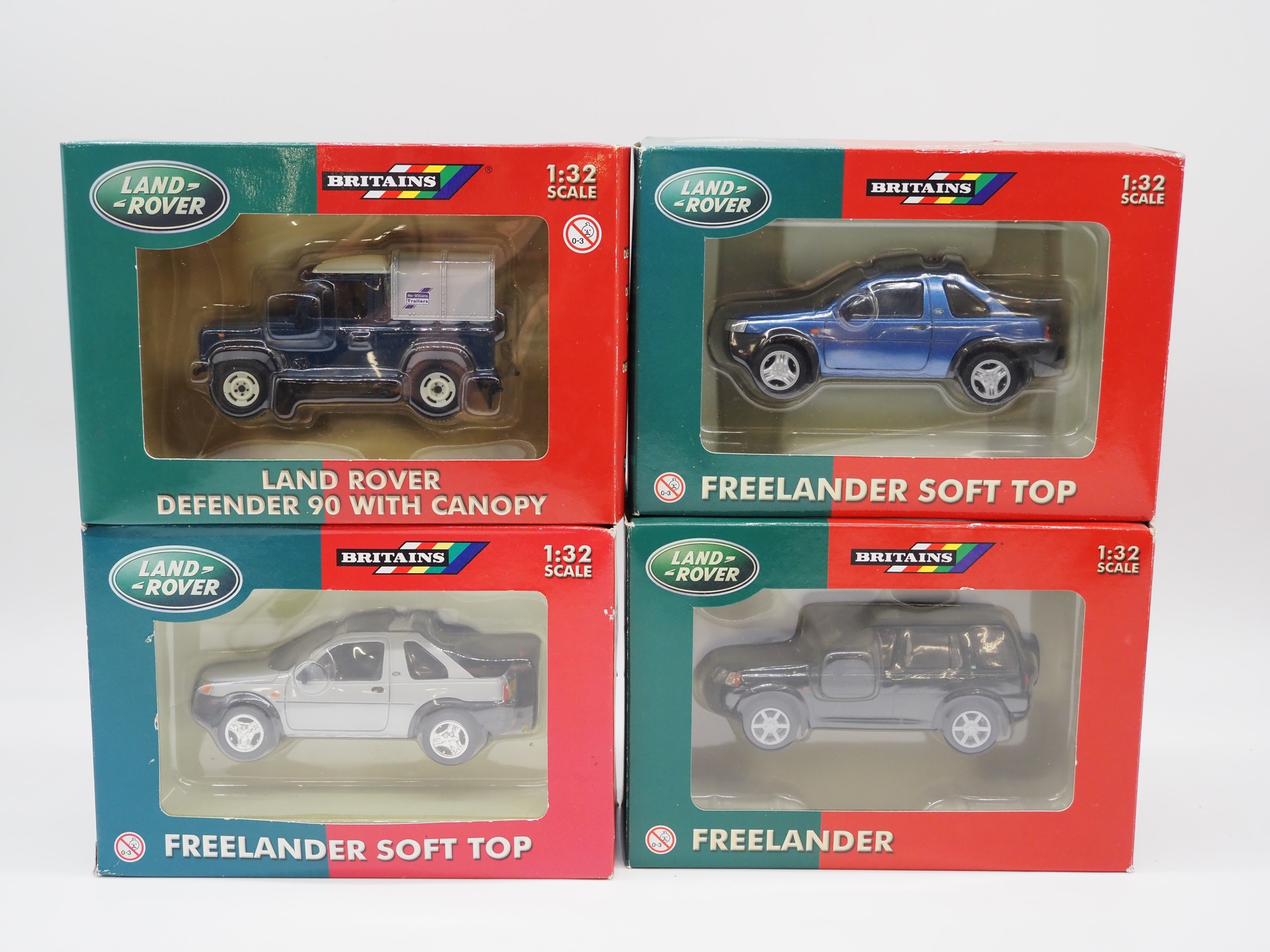 Britains 1:32 scale boxed model Land Rover Defender 90 and Freelanders - 3