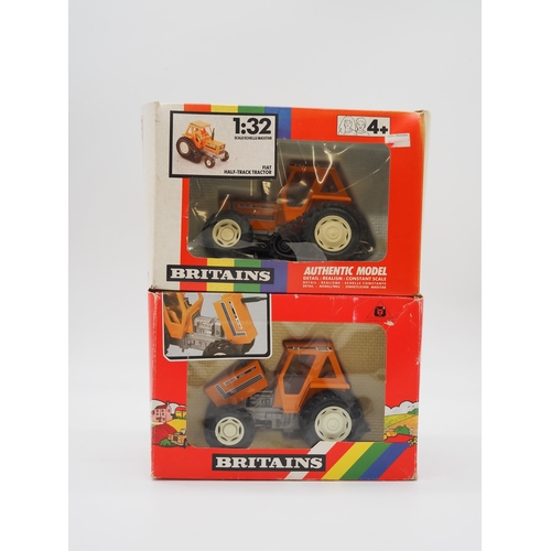 167 - Britains 1:32 scale boxed model 9529 Fiat 90-90 and 9523 90-90 half track
