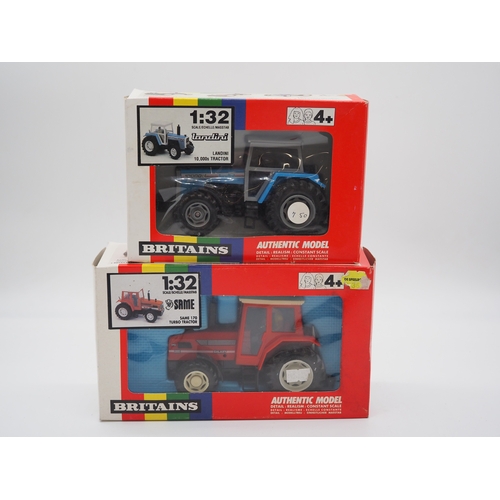 175 - Britains 1:32 scale boxed model Landini 10000S MKII and Same 170 turbo