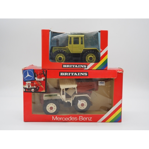 178 - Britains 1:32 scale boxed model Mercedes Benz MB Trac 1500 9525 and 9597 AF