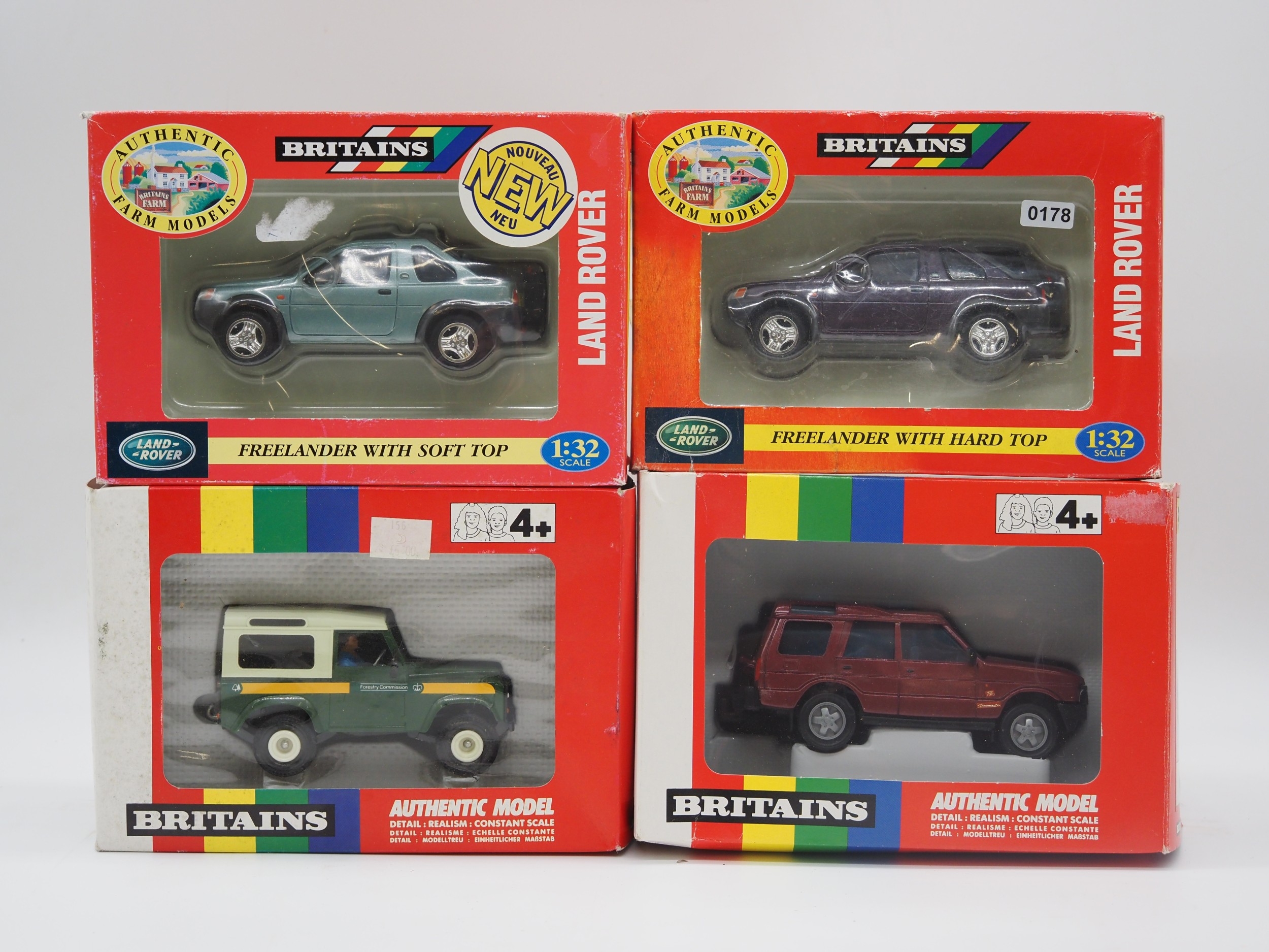 Britains 1:32 scale boxed model Land Rover defender, Discovery ...