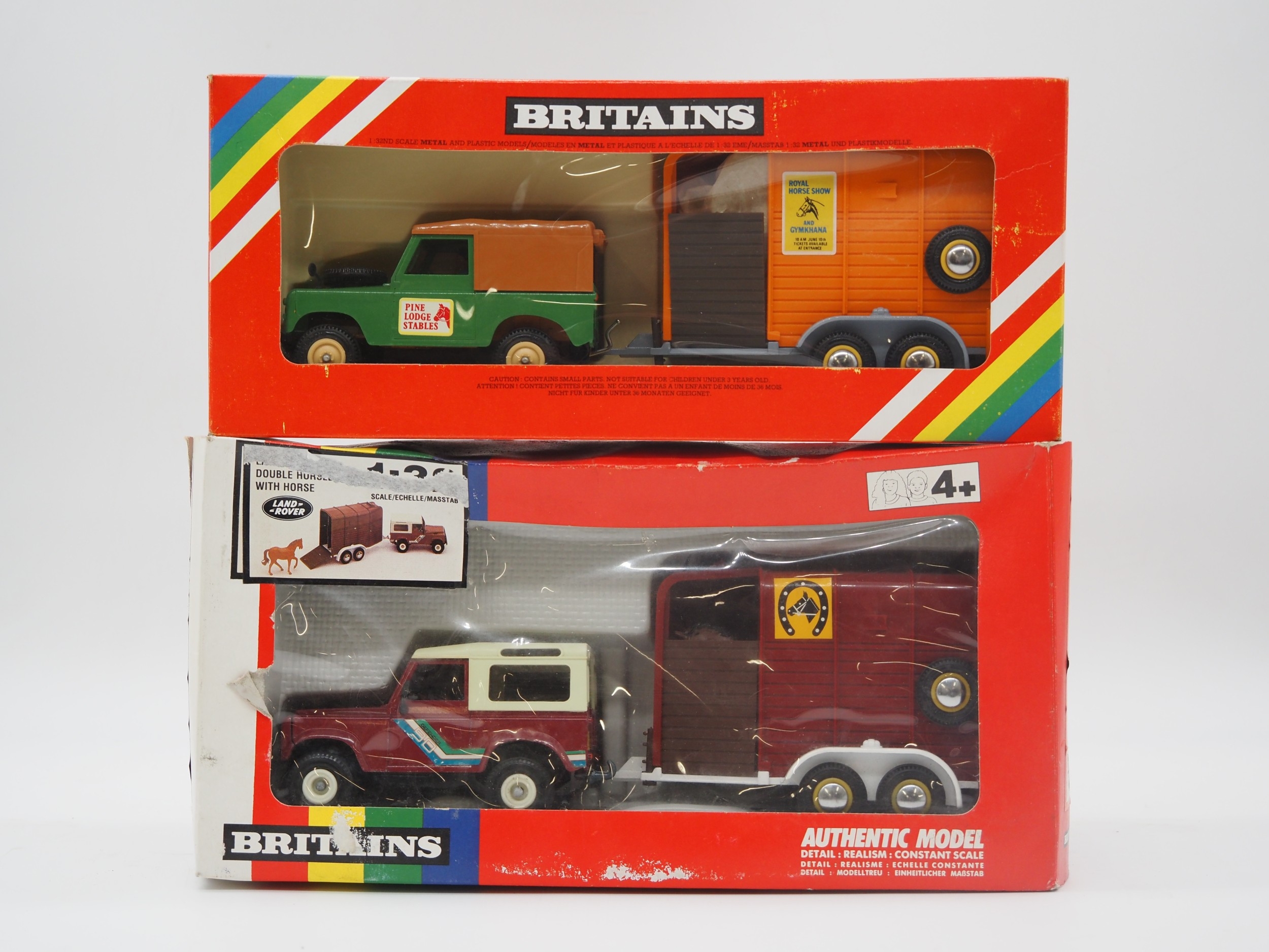 Britains 1:32 scale boxed model Land Rover Defender with Horsebox - 2