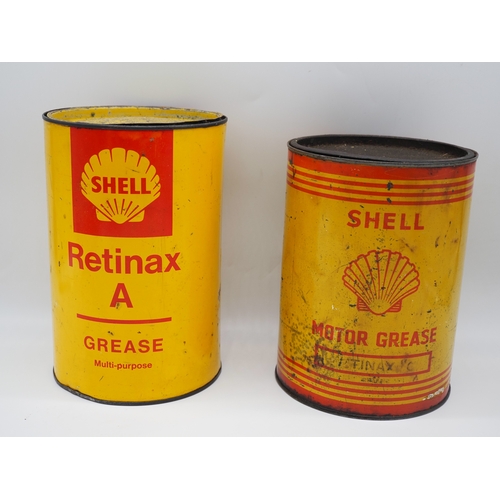 Shell Retinax 7lb grease tins - 2