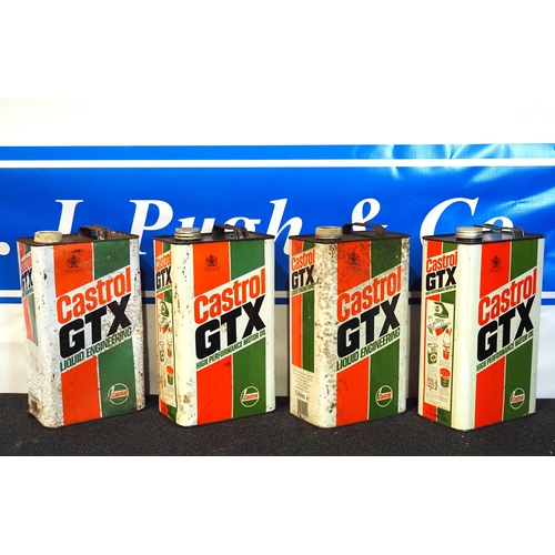 Castrol GTX 5 litre oil cans - 4