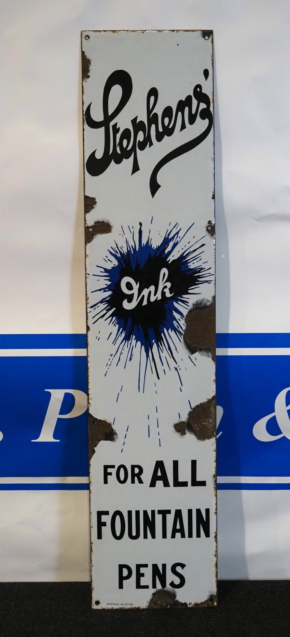 Enamel sign - Stephens' Ink 36