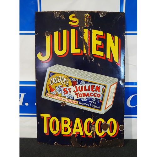 st julien tobacco Enamel sign
